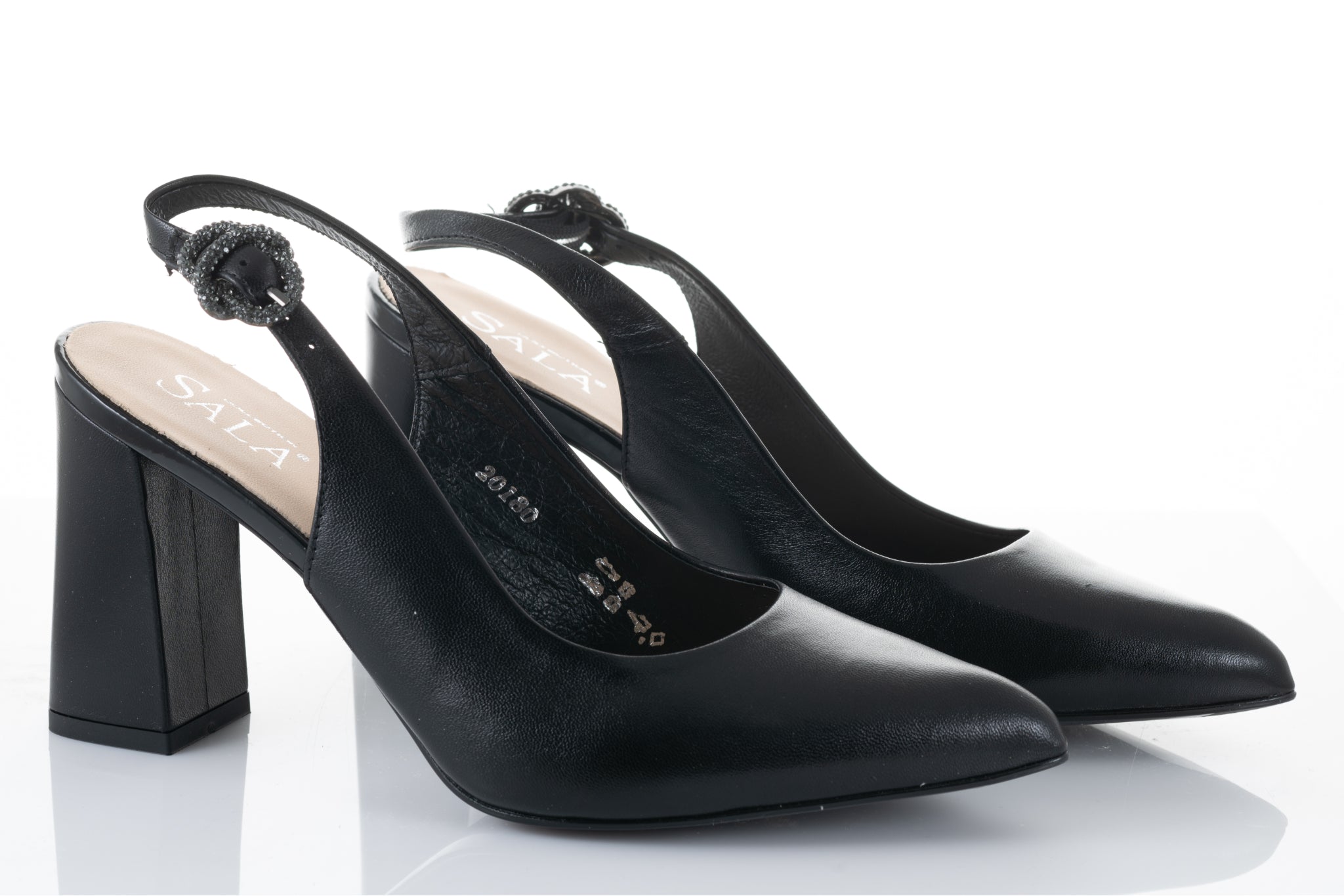 Pantofi dama eleganti piele naturala dec 20180 negru box