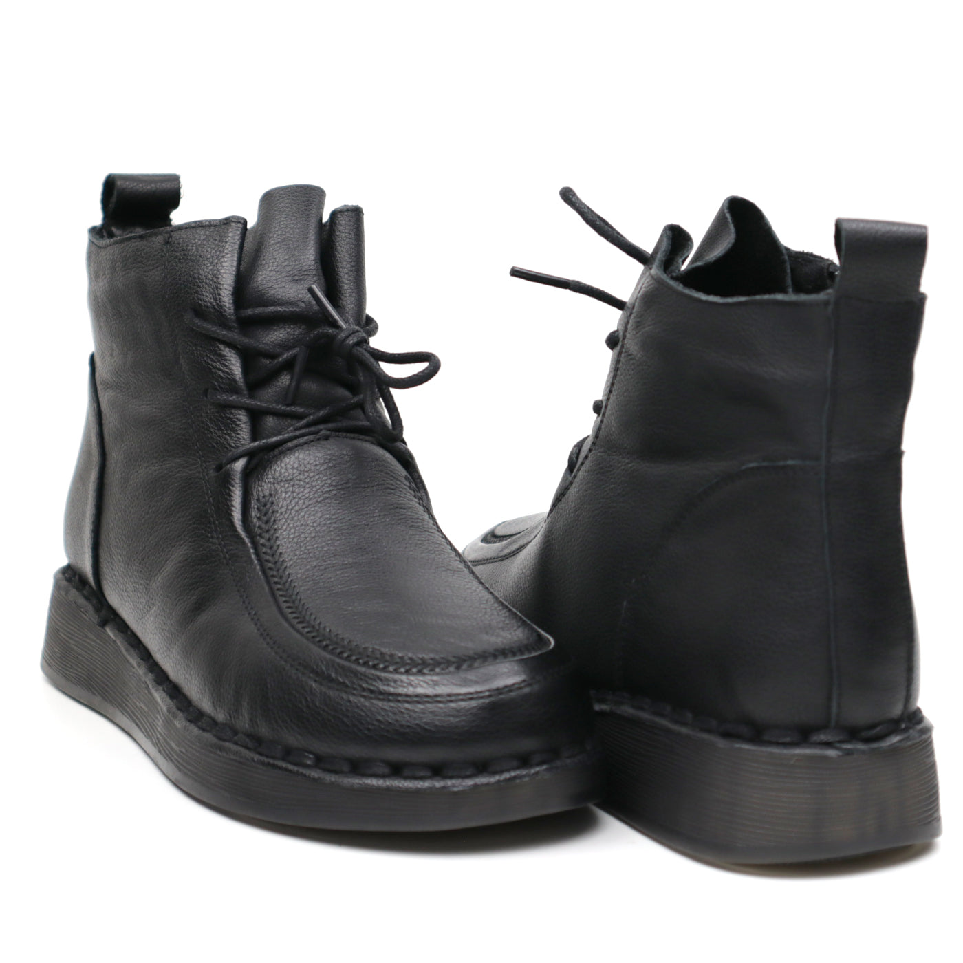 Ghete dama casual piele naturala FORMAZIONE 8750 negru