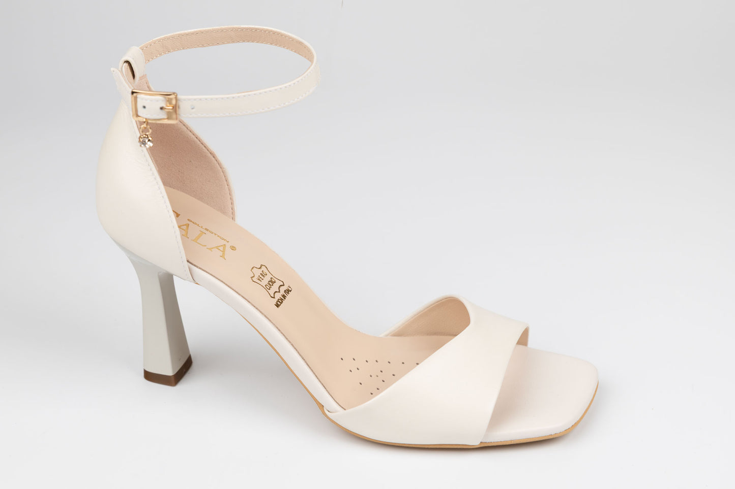 Sandale damă piele naturală SALA 21002 Ivory