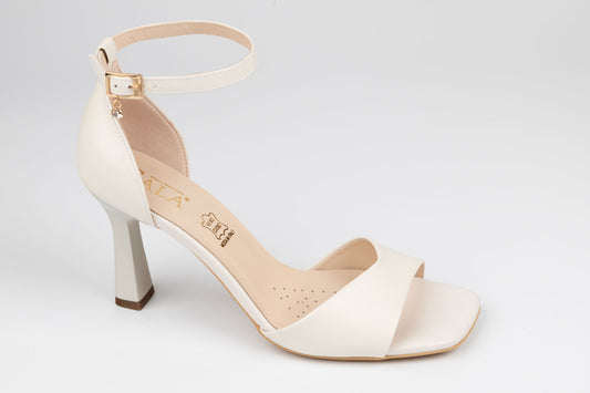 Sandale damă piele naturală SALA 21002 Ivory