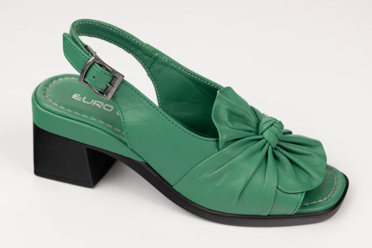 Sandale damă piele naturală LSD 1019 verde