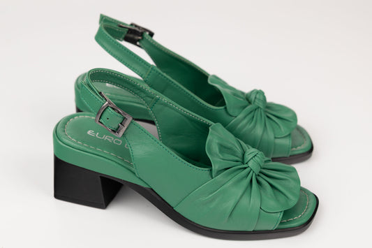 Sandale damă piele naturală LSD 1019 verde