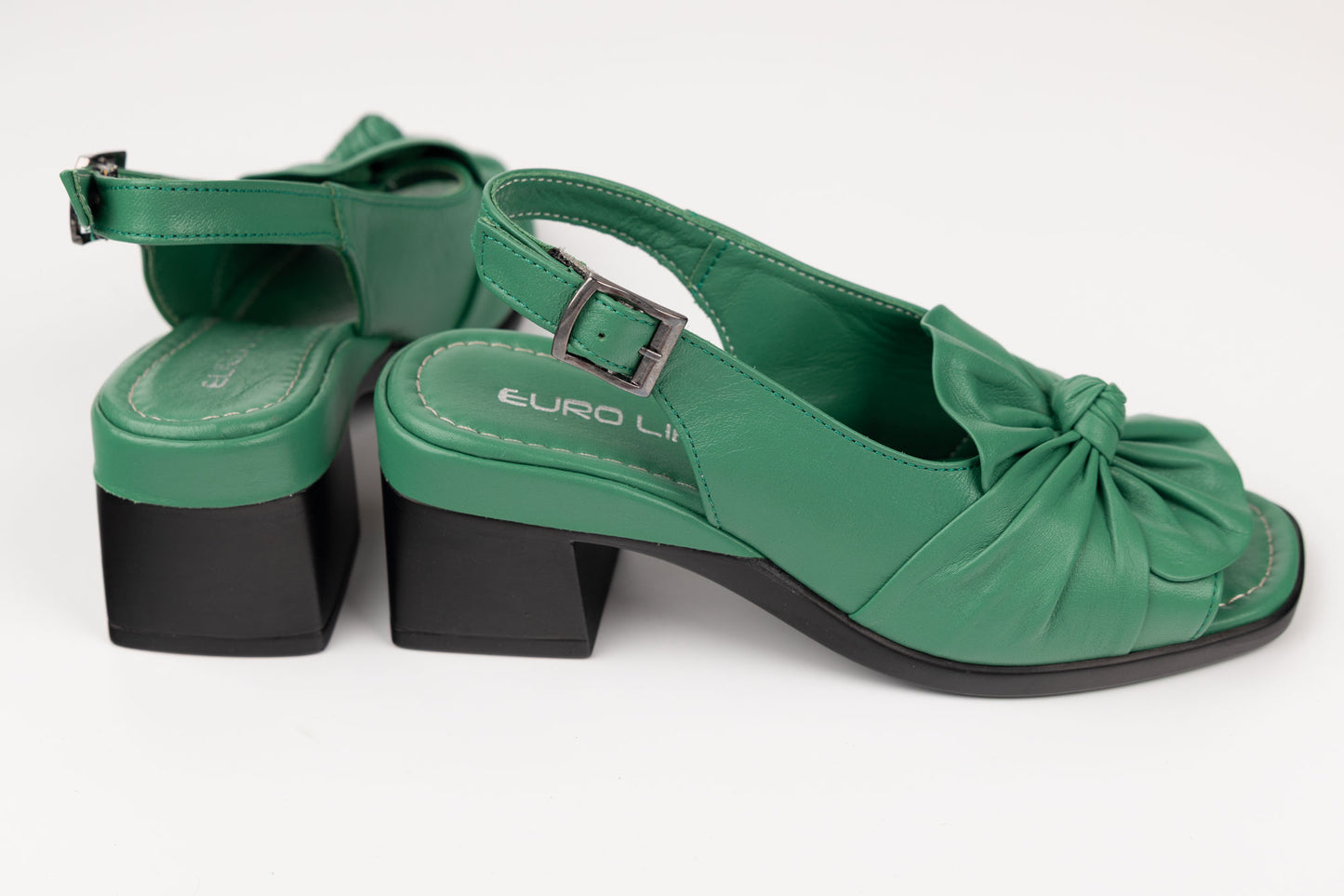Sandale damă piele naturală LSD 1019 verde