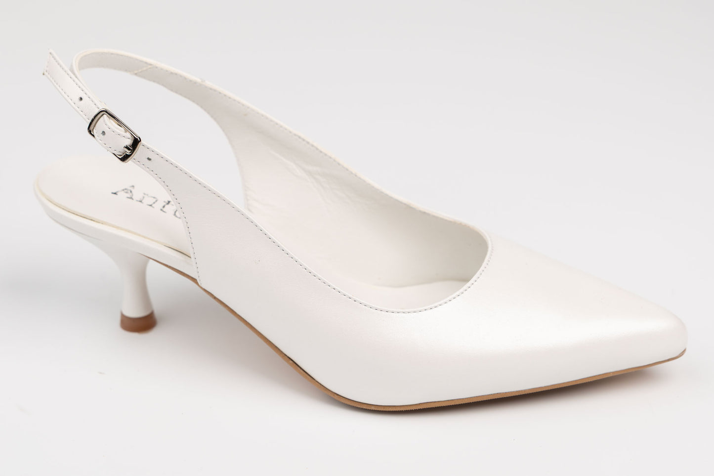 Pantofi damă piele naturală ANTONIO 4176-03 Alb (33-42)