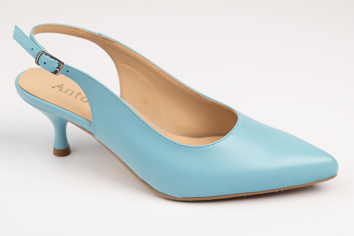Pantofi damă piele naturală ANTONIO 4176-03 Blue (33-40)