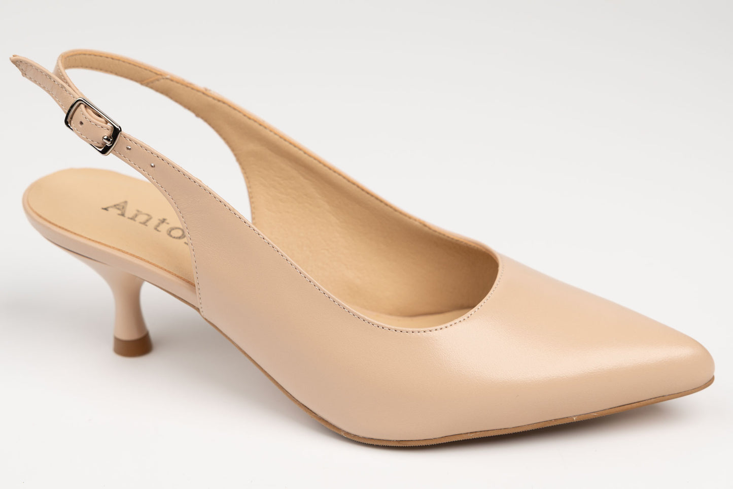 Pantofi damă piele naturală ANTONIO 4176-03 Ivori (33-40)