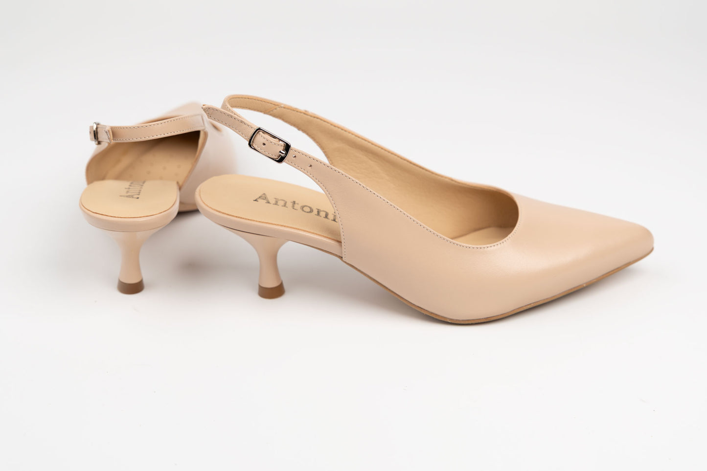 Pantofi damă piele naturală ANTONIO 4176-03 Ivori (33-40)