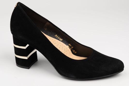 Pantofi dama eleganti piele naturala SALA 21150 negru box
