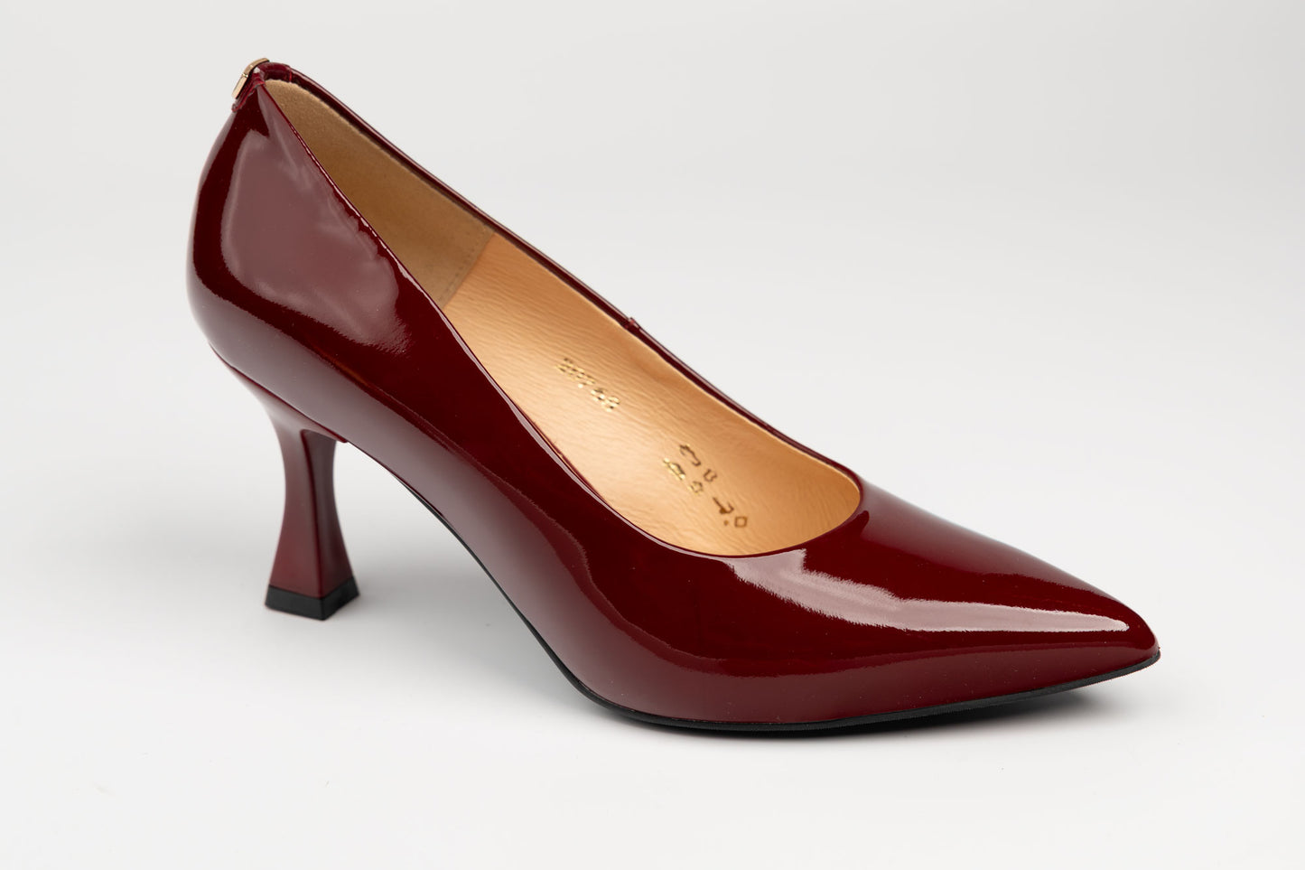 Pantofi damă piele naturală SALA 20768 Bordo