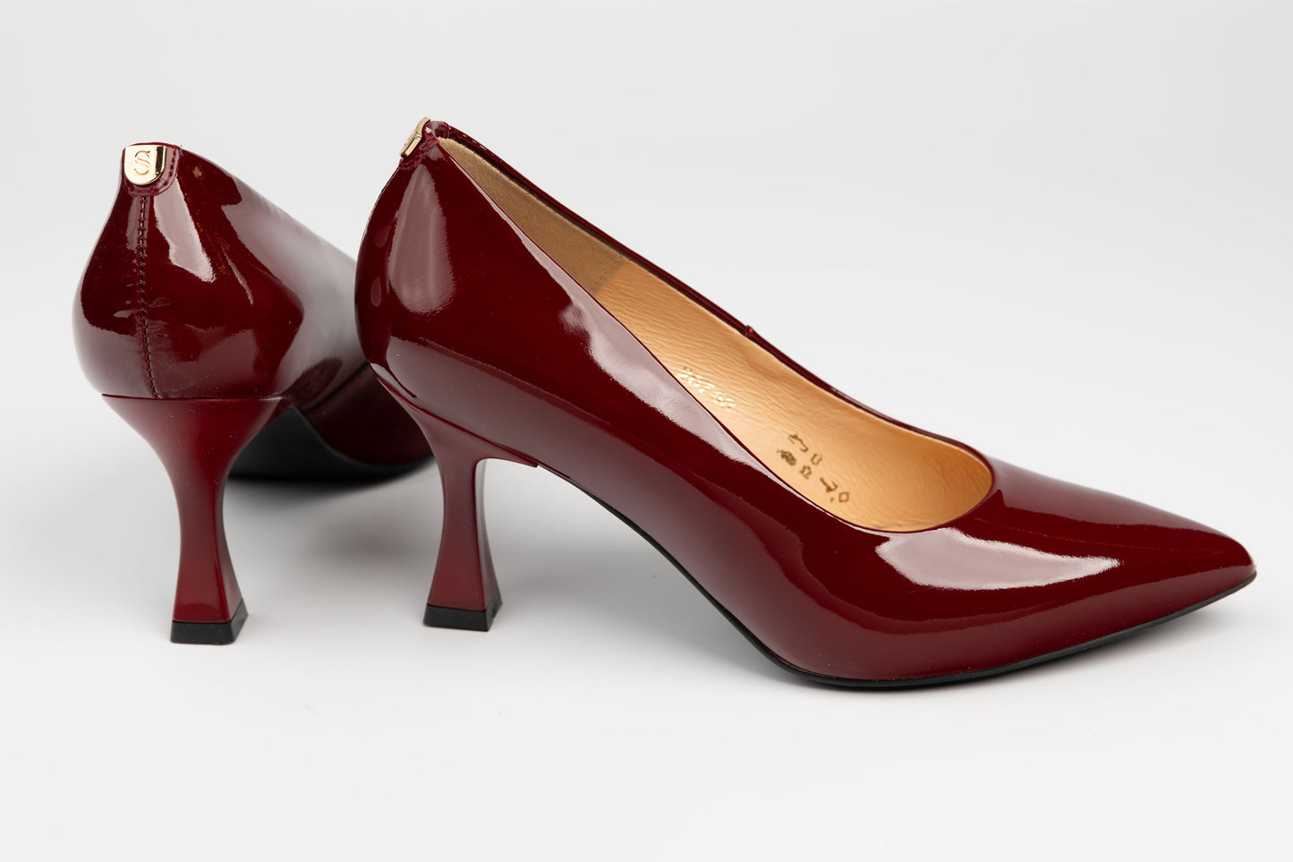 Pantofi damă piele naturală SALA 20768 Bordo