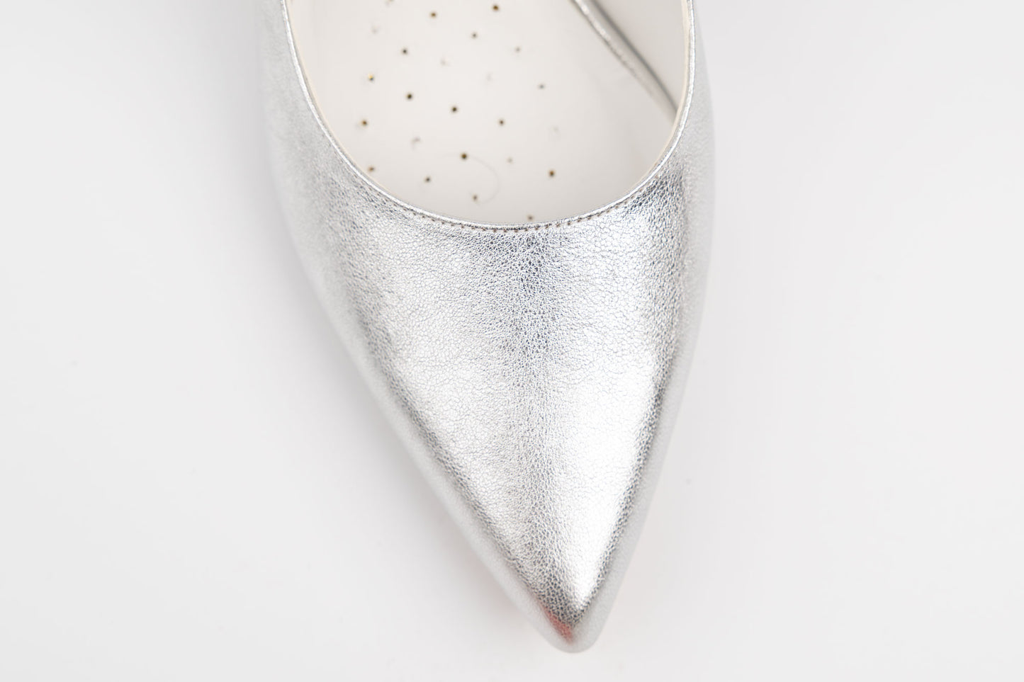 Pantofi damă piele naturală ANTONIO 4176-03 Argintiu (33-42)