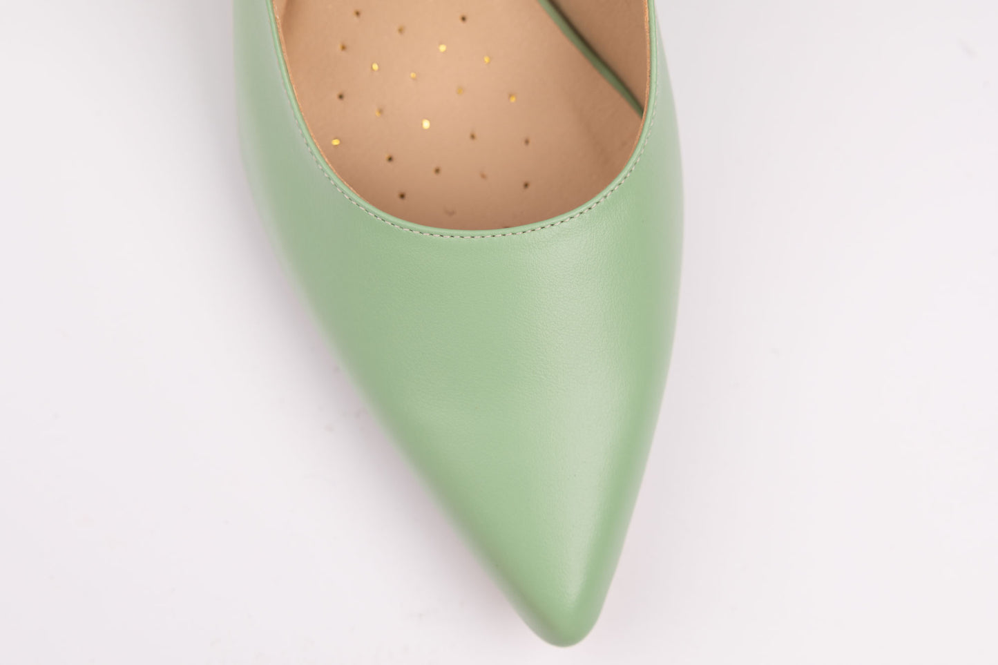 Pantofi damă piele naturală ANTONIO 4176-03 Verde (33-40)