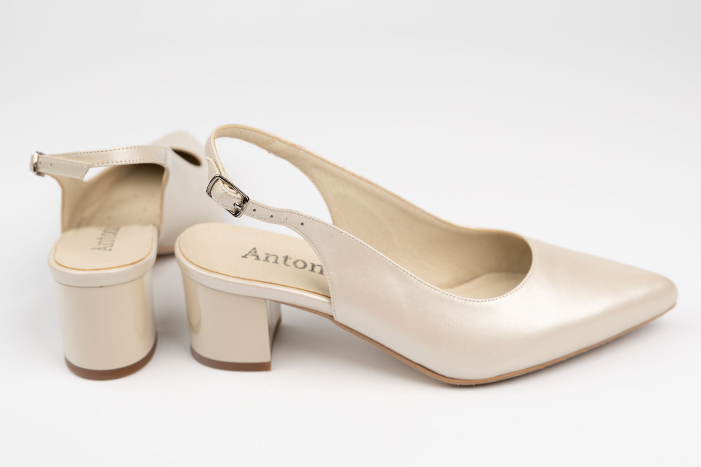 Pantofi damă piele naturală dec Antonio 4176 Bej