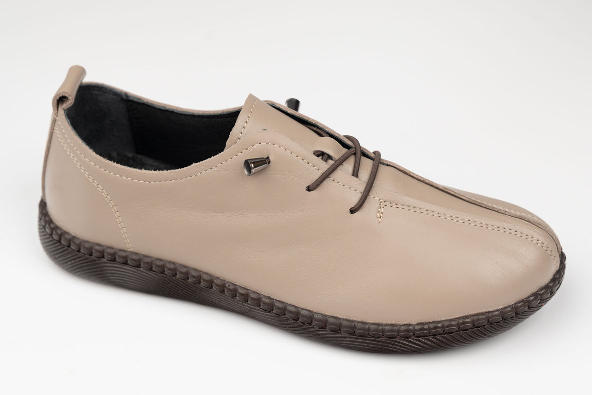 Pantofi damă piele naturală BIOFLEX 023-785 Bej (9520)