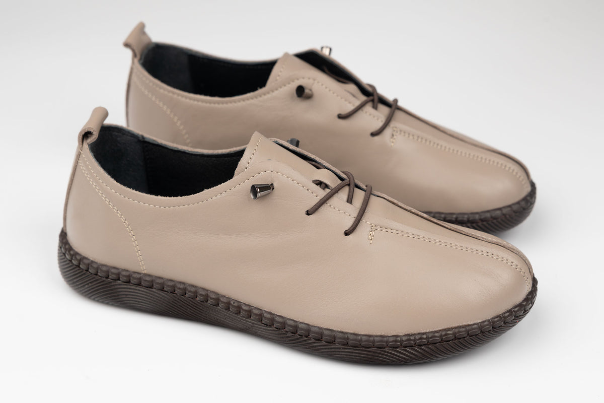 Pantofi damă piele naturală BIOFLEX 023-785 Bej (9520)