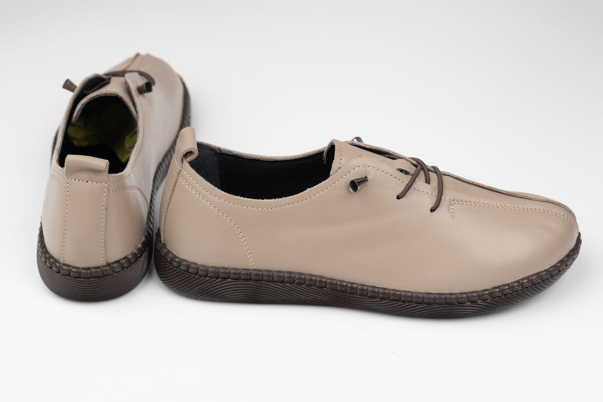 Pantofi damă piele naturală BIOFLEX 023-785 Bej (9520)