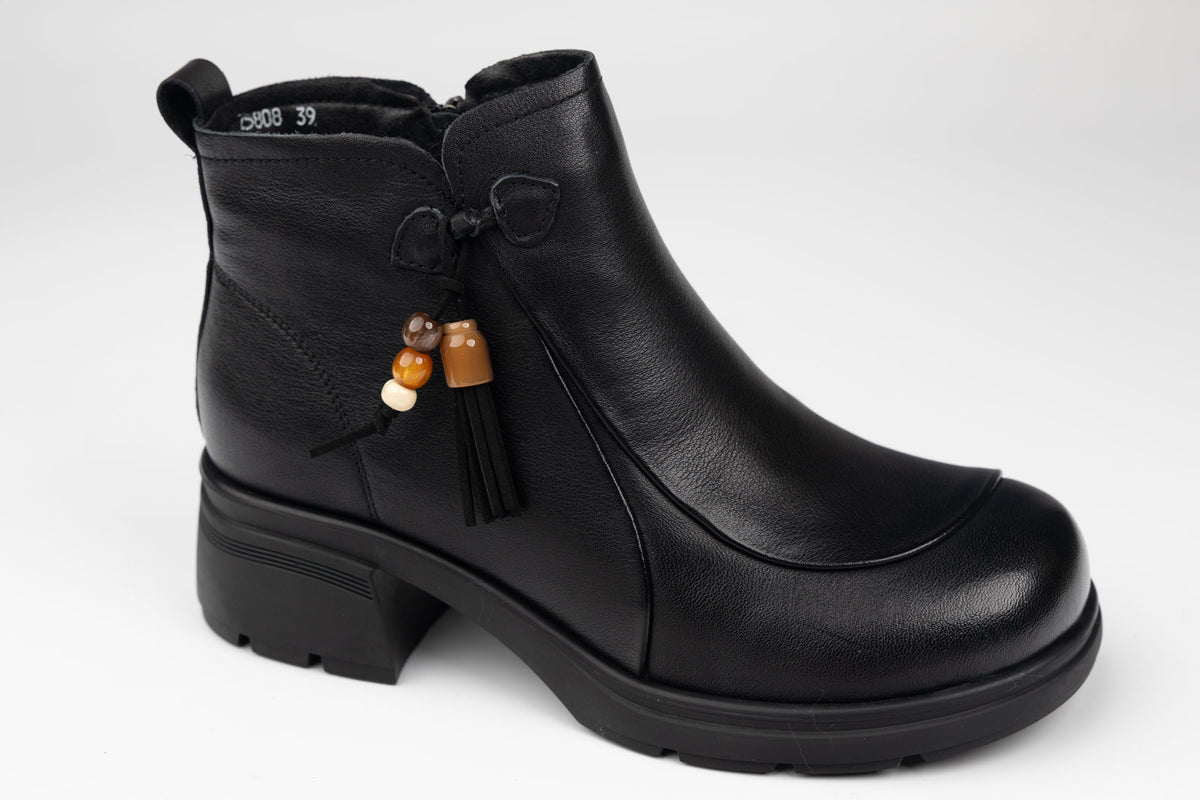Ghete damă piele naturală FORMAZIONE 25808 N box