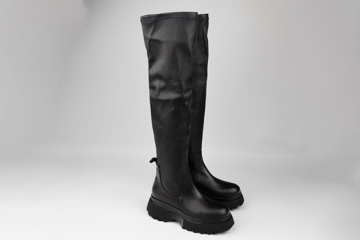 Cizme dama piele naturala stretch elastic DOGATI 022235-5 N box (36-40)