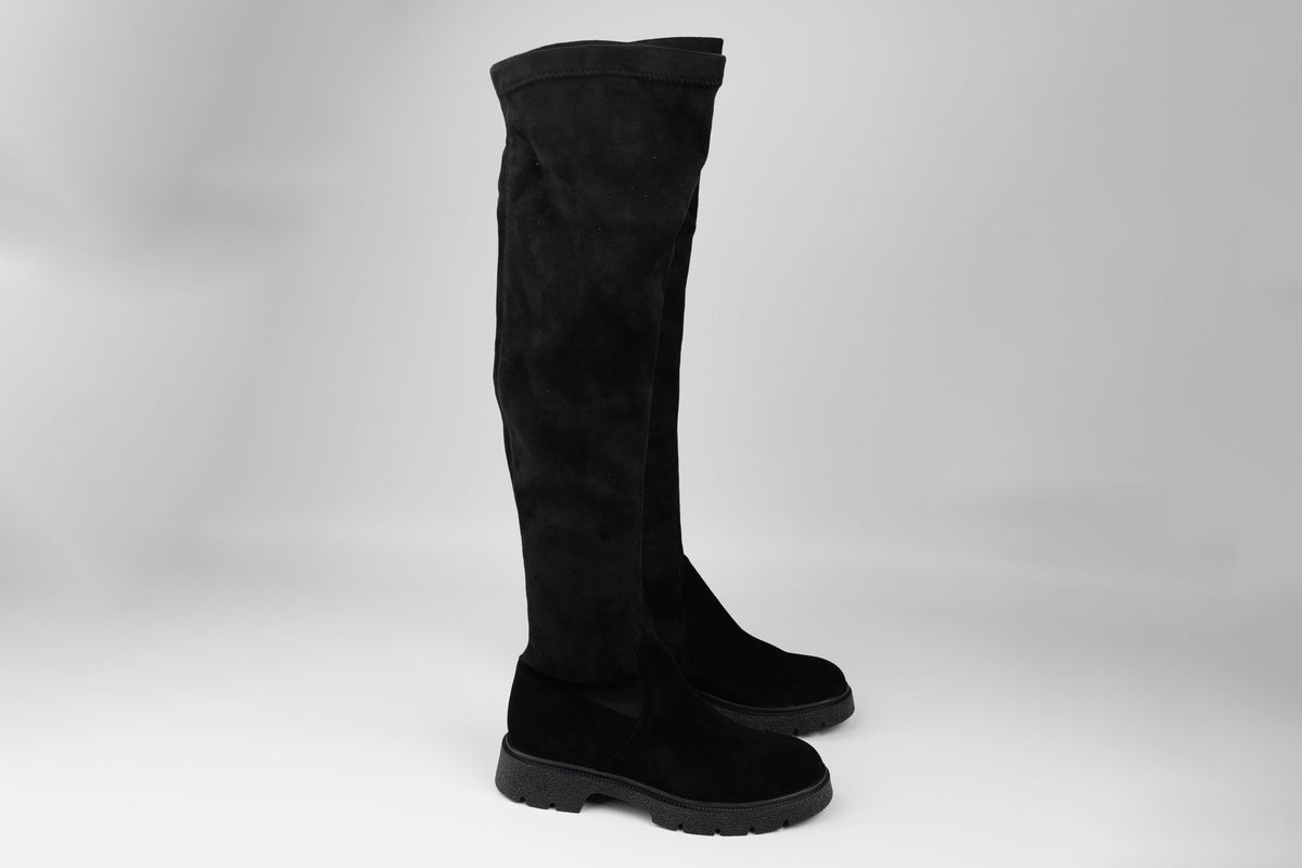 Cizme dama piele naturala strech elastic DOGATI 25066 N vel (36-40)