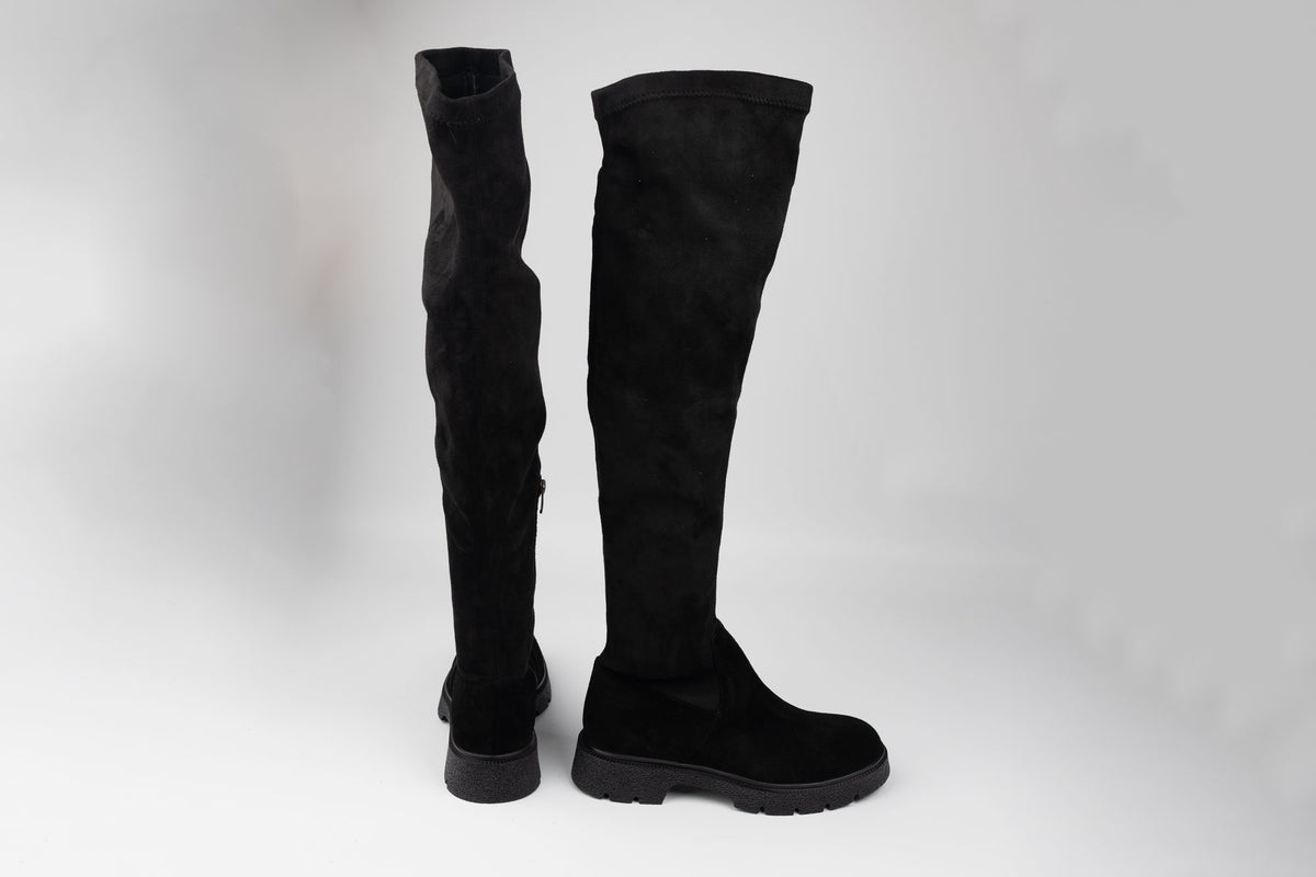 Cizme dama piele naturala strech elastic DOGATI 25066 N vel (36-40)