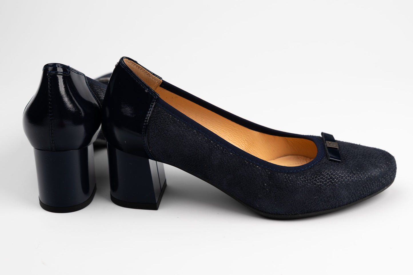Pantofi damă piele naturală PULSO 1603 Blue Pic XXL