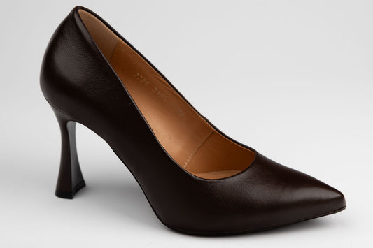 Pantofi damă piele naturală KORDEL 3104 Maro box