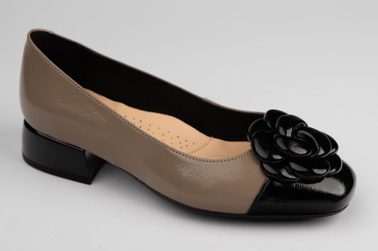 Pantofi damă piele naturală PULSO 1553 Gri XXL