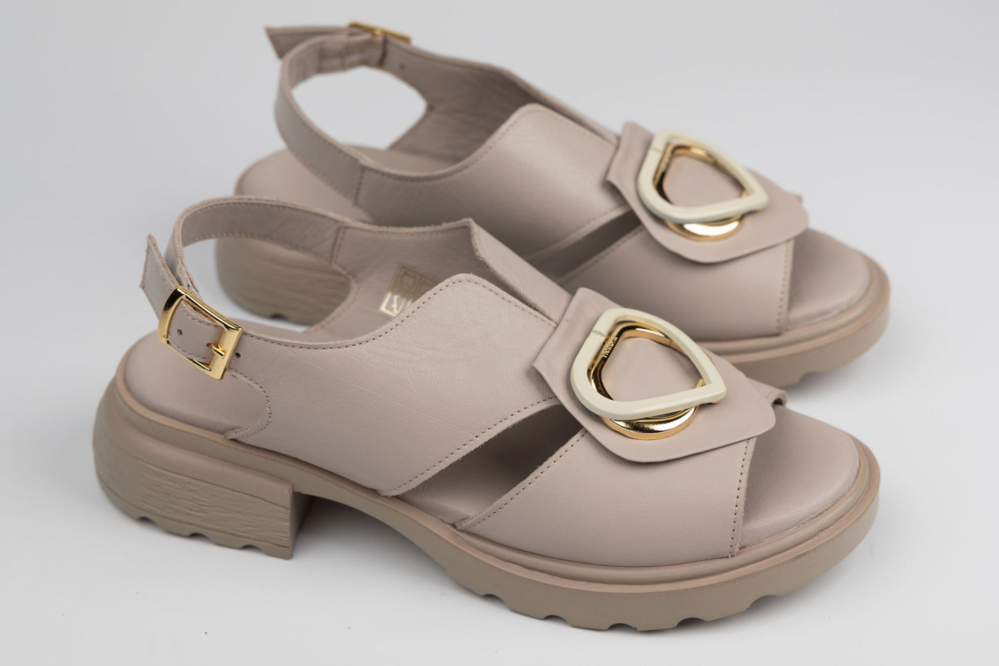 Sandale damă piele naturală ANNA V 636 Gri
