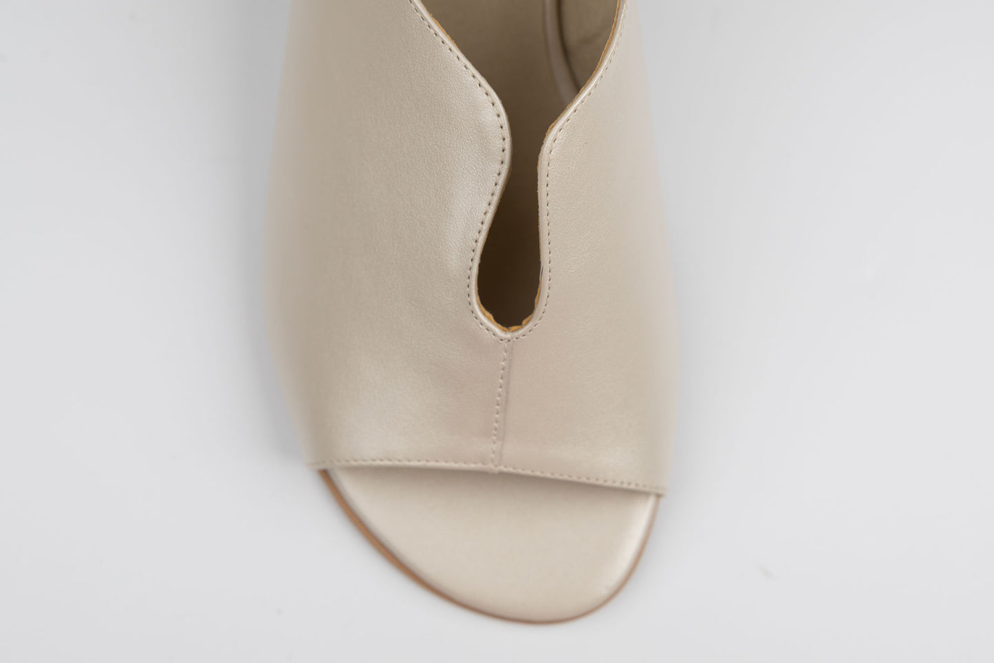 Sandale damă piele naturală ANTONIO 1669 Bej sidef ( 38-42)