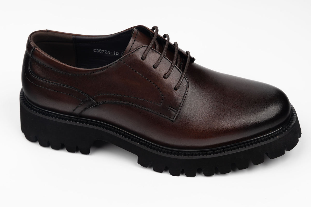 Pantofi bărbați piele naturală FEELING 30724-10 Maro (39-45)
