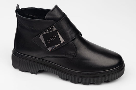 Ghete damă piele naturală DOGATI 011-4041 N box (36-41)