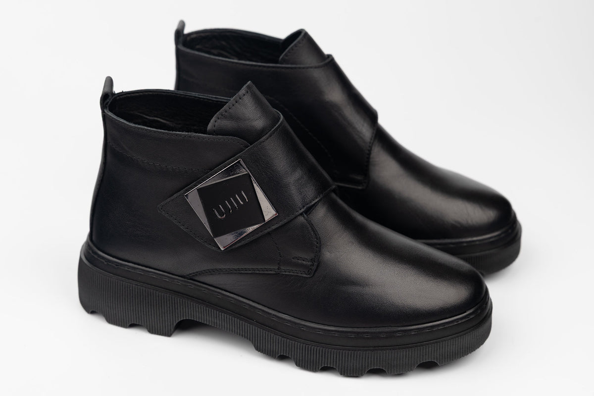 Ghete damă piele naturală DOGATI 011-4041 N box (36-41)