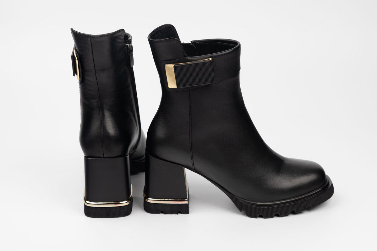 Ghete damă piele naturală DOGATI 1744 N box (36-40)