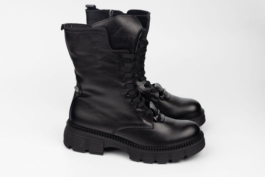 Ghete damă piele naturală DOGATI 002 N box (36-40)