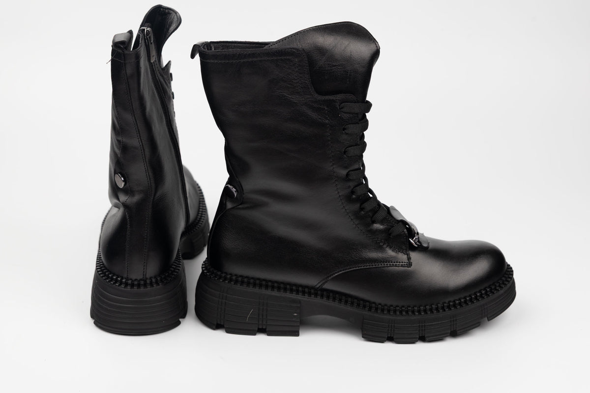 Ghete damă piele naturală DOGATI 002 N box (36-40)