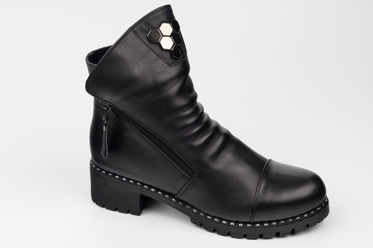 Ghete damă piele naturală DOGATI 164 N box (36-42)