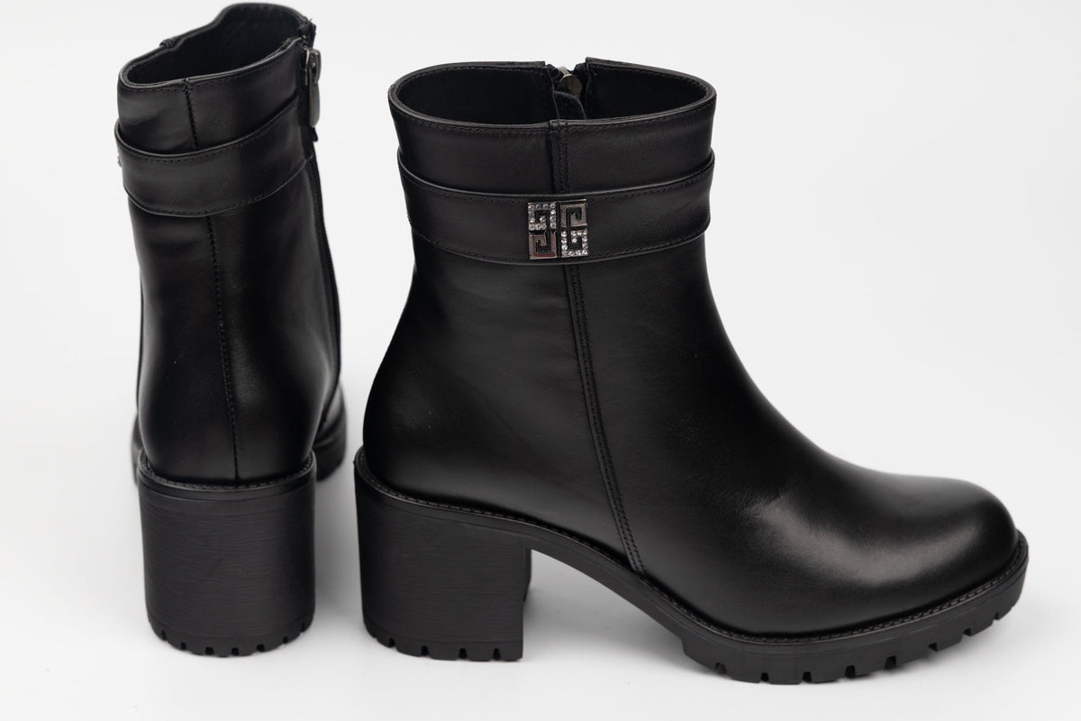 Ghete damă piele naturală DOGATI 2221 N box (36-40)