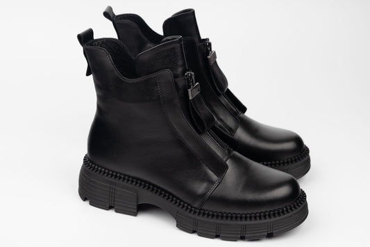 Ghete damă piele naturală DOGATI 005-5789 N box (36-40)