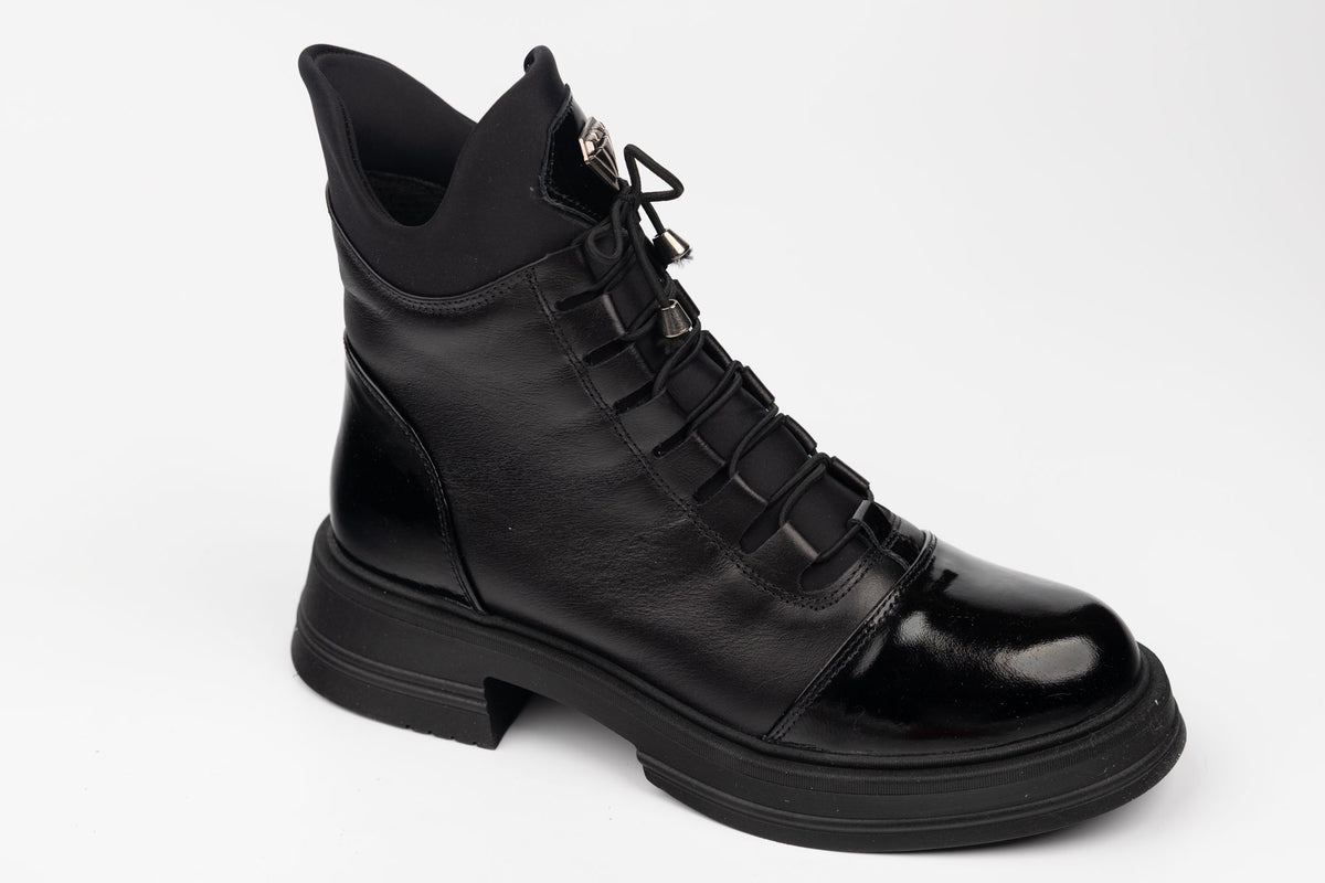 Ghete damă piele naturală DOGATI 6001 N box lac