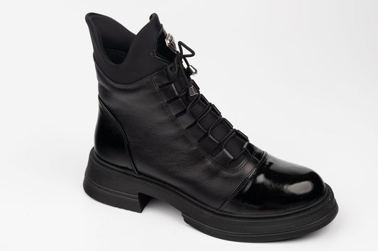 Ghete damă piele naturală DOGATI 6001 N box lac