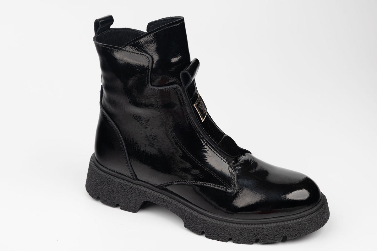 Ghete damă piele naturală DOGATI 091-24129 N lac (36-40)