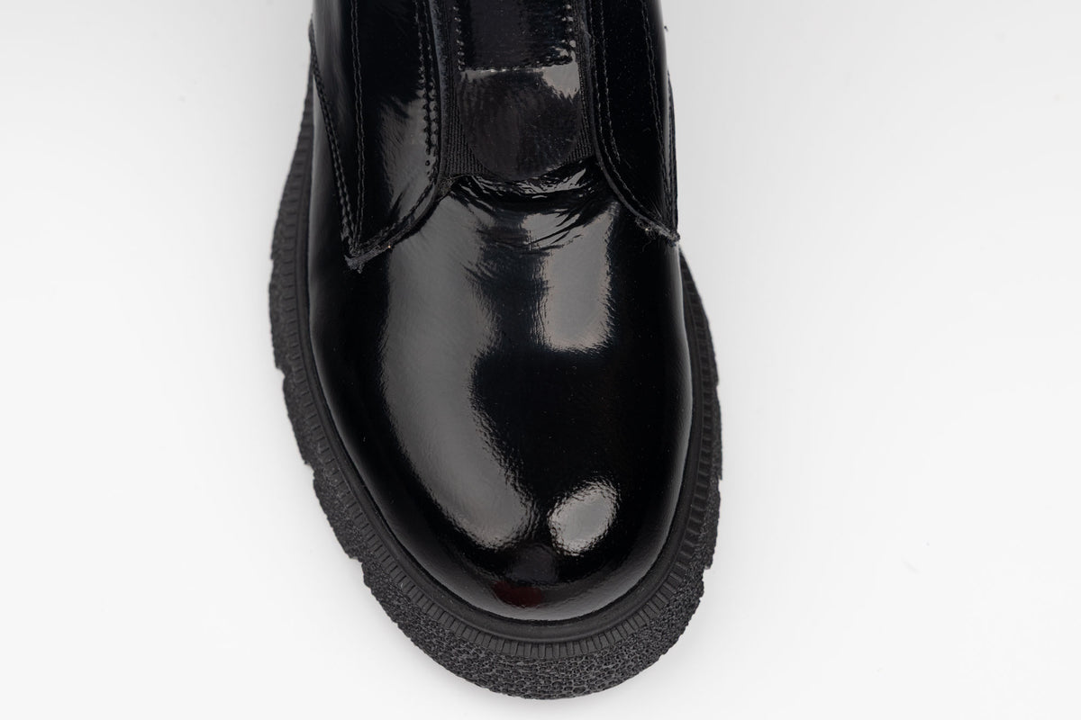 Ghete damă piele naturală DOGATI 091-24129 N lac (36-40)