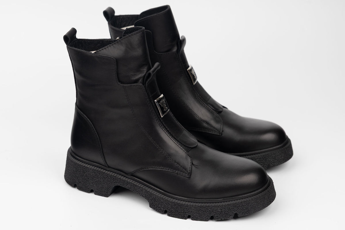 Ghete damă piele naturală DOGATI 091-24129 N box (36-40)