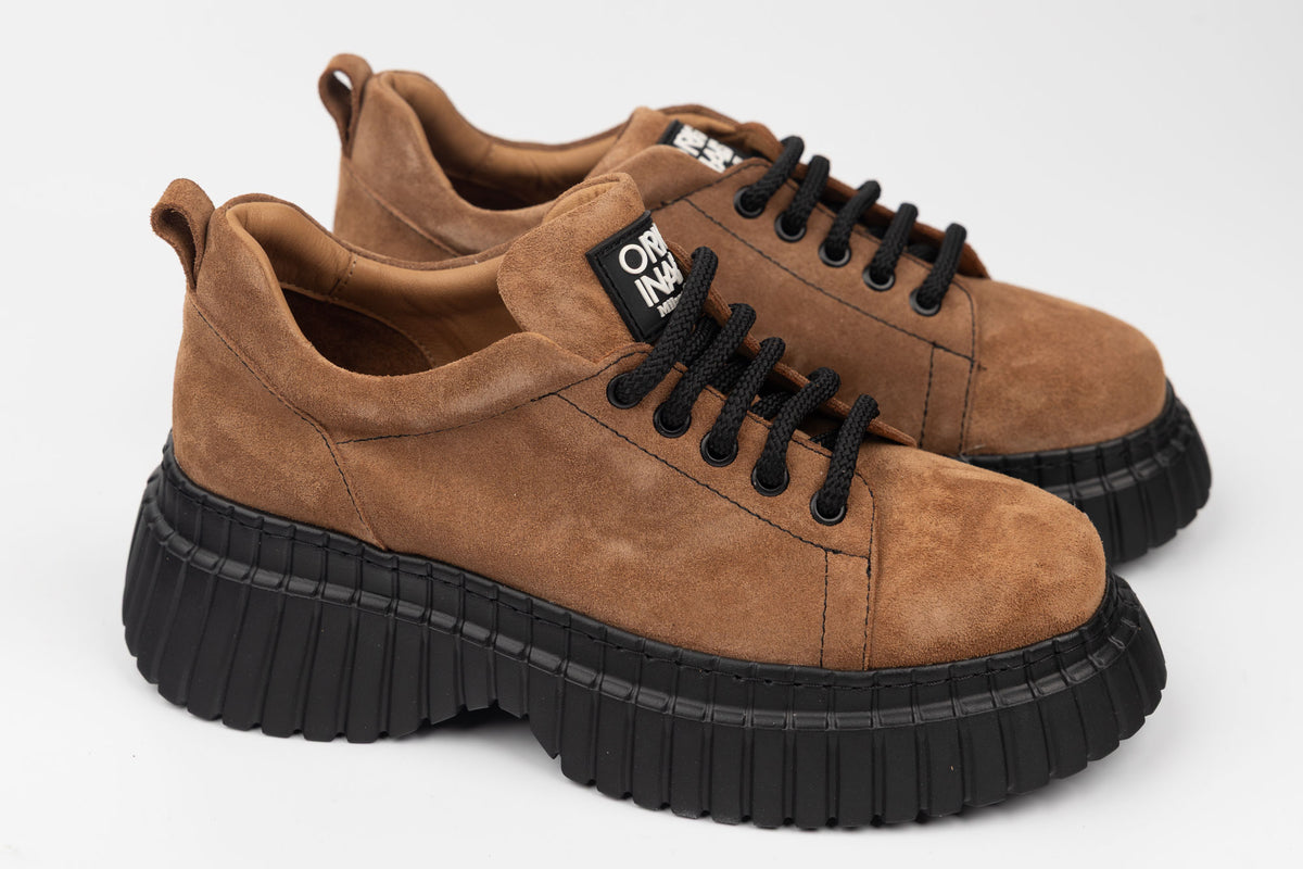 Pantofi damă piele naturală DOGATI 70940 Maro vel