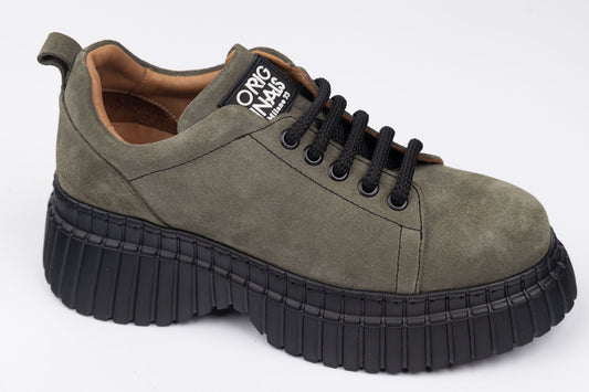 Pantofi damă piele naturală DOGATI 70940 Verde vel