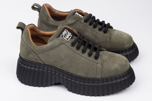 Pantofi damă piele naturală DOGATI 70940 Verde vel