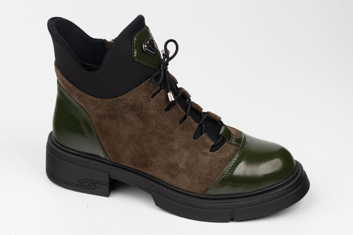 Ghete damă piele naturală DOGATI 500 Verde (36-40)