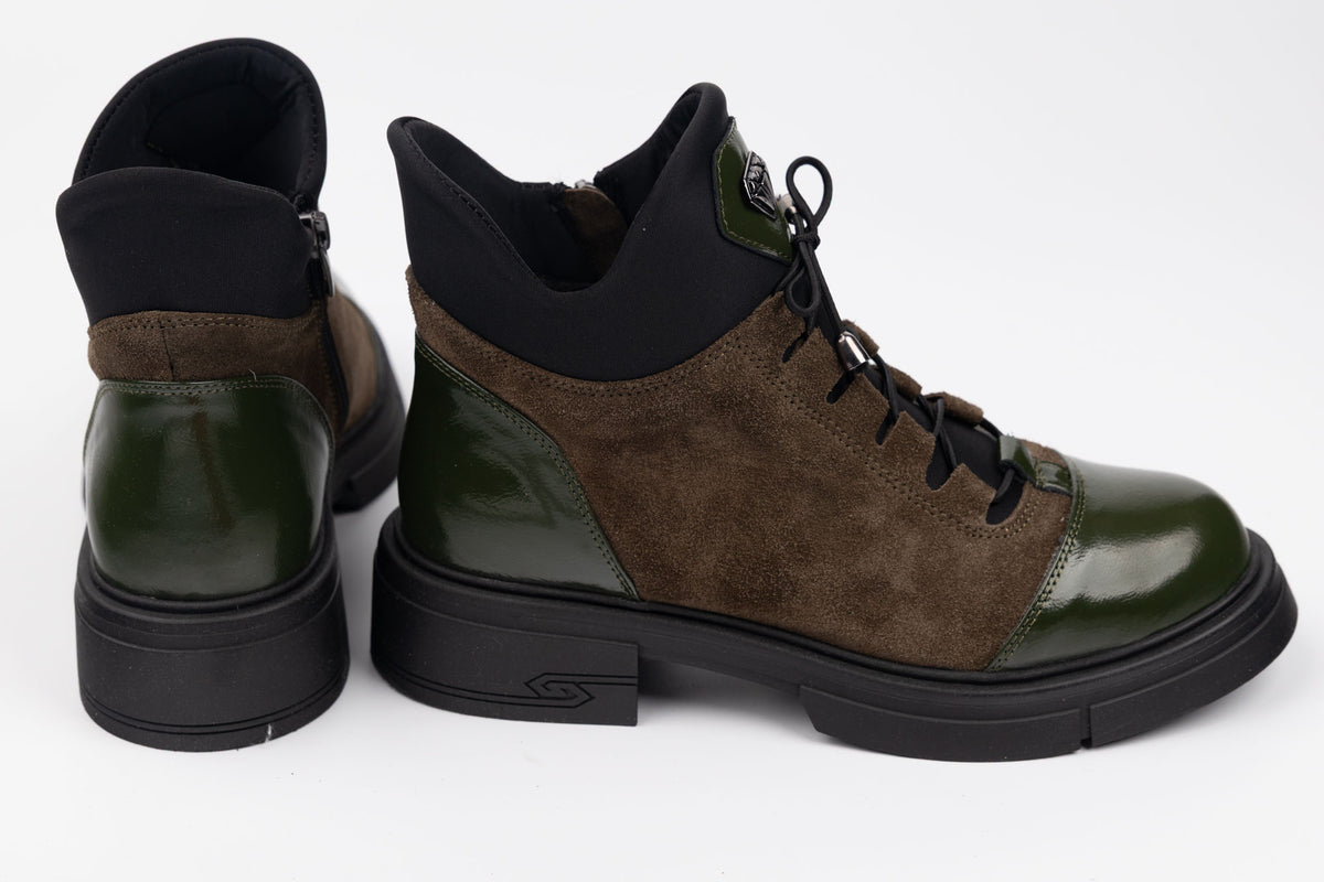 Ghete damă piele naturală DOGATI 500 Verde (36-40)