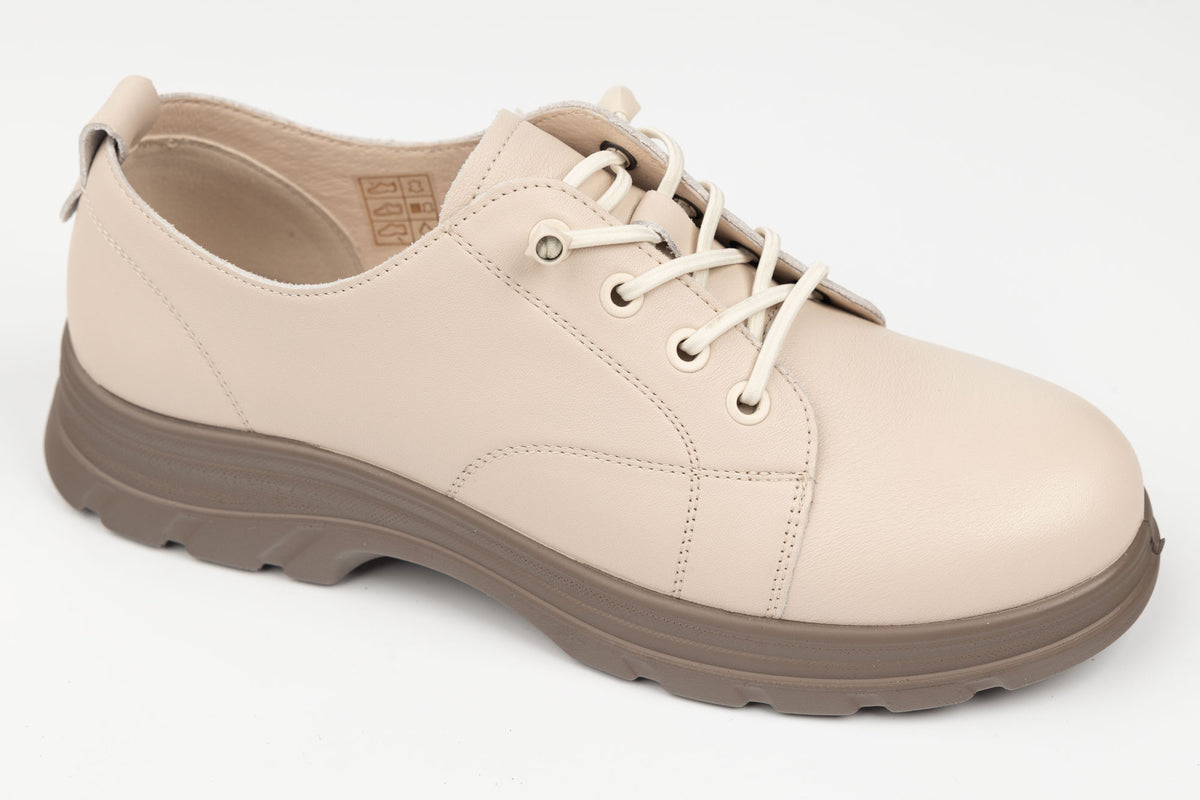 Pantofi damă piele naturală BETINA 2601-16 Crem