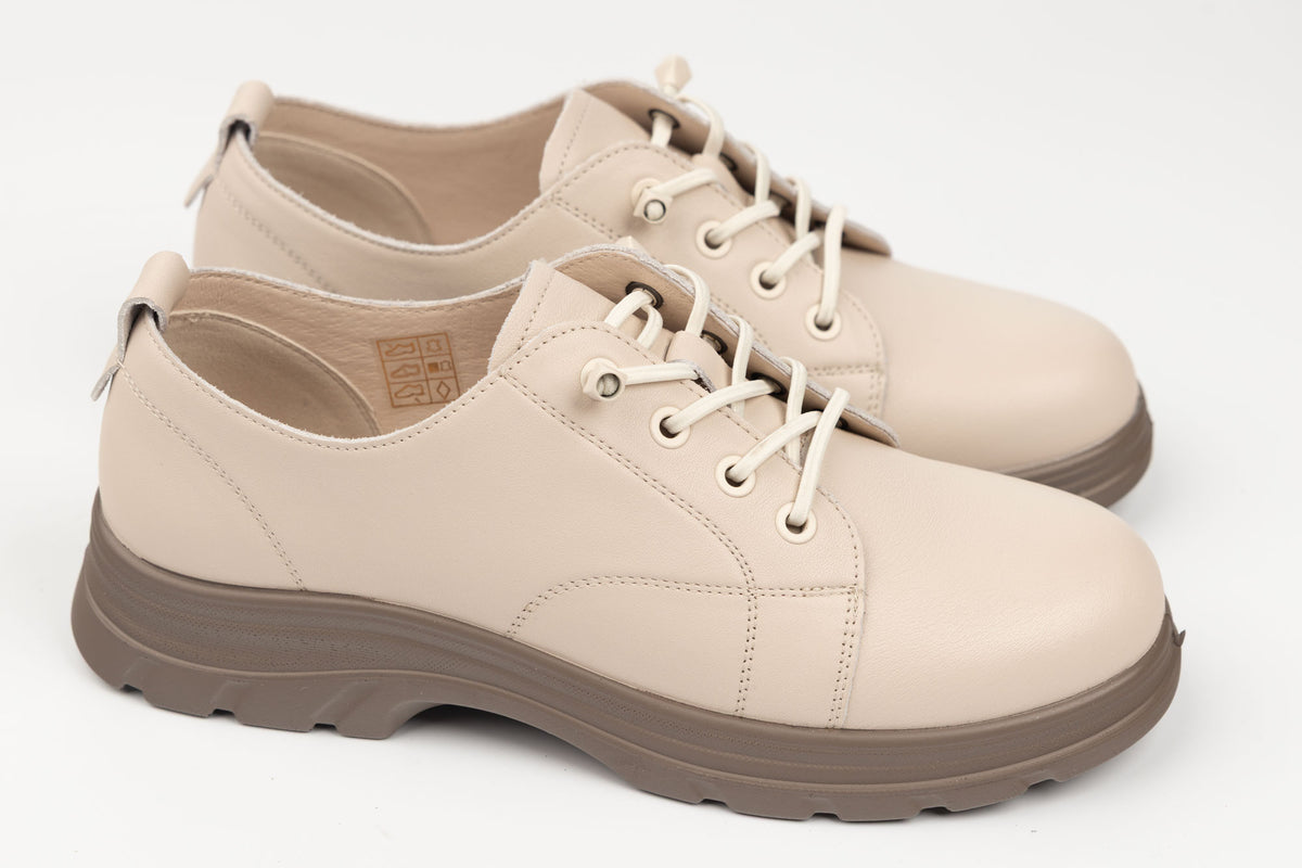 Pantofi damă piele naturală BETINA 2601-16 Crem